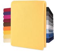 CelinaTex Lucina lenzuolo elasticizzato cotone 200x200-200x220 cm giallo crema
