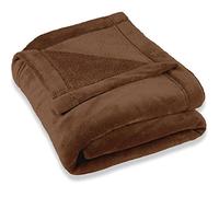 CelinaTex Montreal Coperta soffice Microfibra Coperta Pile Coral XXL 220 x 240 cm Marrone