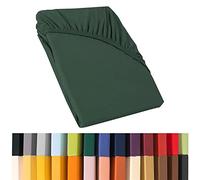 CelinaTex Relax Lenzuola ad Angoli Elastici, Cotone, Tannen-Grün, 140 x 200-160 x 220 cm