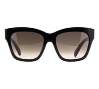 Celine CL40253I Triomphe Geometric Cat-Eye Sunglasses - 55 mm Acetate Frame, Gradient Lenses, UV400