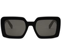 Celine CL40304U Triomphe Square Sunglasses - 56 mm Oversized Acetate Frame