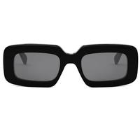 Celine CL40313U Triomphe Rectangle Sunglasses - 53 mm Black Acetate Frame