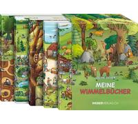 Celine Geser Meine Wimmelbücher: 5er-Set mit Schuber (Tascabile)