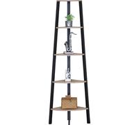 CELINO making your day Libreria a 5 ripiani, struttura in acciaio, per soggiorno, ufficio, studio, corridoio, 54 x 38 x 160 cm