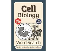 Cell Biology Word Search Puzzle Book: Word Searches with Clear-to-Read Print about Cells Biology, DNA, Organelles, and More | 6x9 inches, 110 pages | ... for Vacations, Holidays, and Relaxing Time