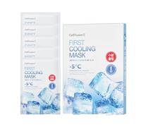 Cell Fusion C Post Alpha First Cooling Sheet Mask 5EA, idratante, rinfrescante e de-puffing, acqua glaciale e pantenolo, cura della pelle coreana
