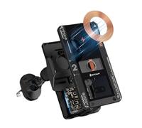 Cell Phone Car Mount Wireless Charger, Auto-Clamping Air Vent Bracket with 66W Fast Charging, Secure Holder for Phones, Ideal Commute, Ride Share, Road Travel, Dashboard Use, Car Interior Organization