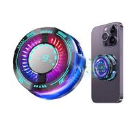 Cell Phone Cooler, Magnetic Phone Radiator, Portable Thermal Control 2.48x2.48x1.02 Inches, Fast Cooling Accessory, Compact Design, Tablet Laptop Compatible, Travel Outdoor Home