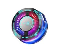 Cell Phone Cooling Pad, Semiconductor Cooling Fan Radiator with LED Display, 2.48x2.48x1.02 inches Magnetic Heat Dissipation for Smartphones, Tablets, Home Streaming, Office, and Outdoor Use
