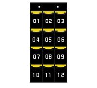 Cell Phone Holder Classroom - Numbered Sundries Pocket Chart Closet with