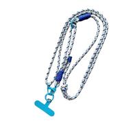 Cell Phone Lanyard Crossbody Adjustable Neck Strap for Around The Hand with Clear Tether Tab for Most Full Coverage Phones Case(Style F)