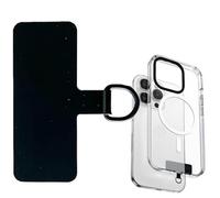 Cell Phone Lanyard Tether Patch - Cellphone Strap Parts Replacement, Tether Tab Patches For Phone, Phhone Teether Pad, Lanyard Safety Connect Piece, Durable Metal, Fits All Smartphones, Phoone Strap C