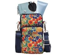 Cell Phone Purse Large Capacity Printed Fashionable quickly converting