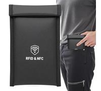 Cell Phone Signal Blocking Bag - Triple Layer Faraday Cage Pouch, Grade Anti Tracking Shield Sleeve, Secure Anti Theft Protector Pocket, Privacy Protection Wallet | For Daily Women