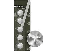 Cell-Pro Duracell Procell - Batteria al litio CR2025, 5 pezzi
