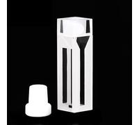 Cella a fluorescenza con tracce di quarzo con tappo - Lunghezza percorso 10 mm, volume 1,05 ml, fessura 3 mm
