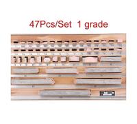 Cella di Carico, 1 Strumenti Di Misurazione Dei Blocchi Calibro For Test Del Calibro Di Ispezione Del Grado 0 Di Grado 0(47pcs 1 grade)