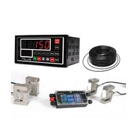 Cella di carico 500kg 1T/2T con indicatore pesatura Display Batch Alimentatore Controller Misuratore + Scatola giunzione per dispositivi di pesatura(Full Set-2000kg)