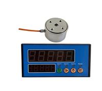 Cella di carico a bottone con indicatore, sensore di forza di compressione ad alta precisione in acciaio inossidabile, trasduttore di pesatura Misurare la forza(5KG)