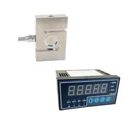 Cella di carico a compressione e tensione a forma di S con display indicatore 5 kg-5 t, sensore di pesatura impermeabile IP66 for tramoggia della gru Prova di trazione(50KG)
