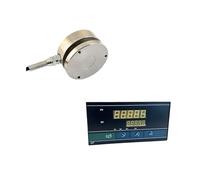 Cella di carico a diaframma planare da 58 mm con display indicatore Sensore di peso da 10 kg a 5000 kg for bilancia di forza scientifica e tecnologica Misurare la forza(50KG Indicator)