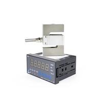 Cella di carico tipo S + display indicatore 100g-2000kg Sensore pesatura for tramoggia Peso Tensione ad alta pressione per dispositivi di pesatura(1000KG)