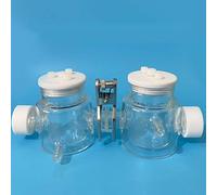 Cella elettrochimica for il controllo della temperatura a doppio strato con membrana sostituibile di tipo H con finestre al quarzo(150ml-150ml)