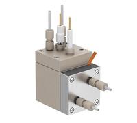 Cella elettrolitica a doppia funzione con diffusione di gas con elettrodo a membrana for test elettrochimici(Model 1)