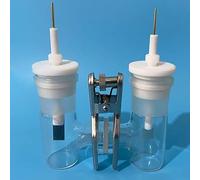 Cella elettrolitica a membrana di scambio a doppia cella di tipo H, sottile e di piccola capacità - Capacità di 25 ml for uno scambio efficiente(5ml-5ml)
