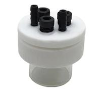 Cella elettrolitica sigillata - Serbatoio in vetro borosilicato ad alta capacità da 10 ml e 25 ml con 3 fori for elettrodi e 2 fori(25ml)