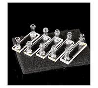 Cella for cuvette al quarzo con flusso UV ottico lunghezza del percorso di 0,1-2 mm due tubi 1 pz(0.1mmFully fution)