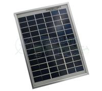 Cella Pannello Solare Fotovoltaico 12V 10W max 18,1V 570mA 354x251x17mm