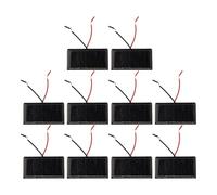 Celle solari leggere 5V 60mA per soluzioni di caricabatterie solari fai da te e piccola elettronica (10pcs)