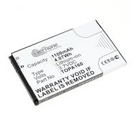 cellePhone Batteria Li-Ion Compatibile con HTC Click - Mega Pure Rome Topaz 100 - Touch Diamond 2 (sostituita BA S360)