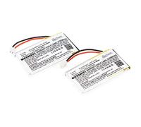 cellePhone Batteria Li-Polymer Compatibile con Avaya AWH55 AWH65 - Plantronics CS50 CS55 CS60 (sostituita PLN-6439901) - Set di 2