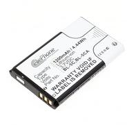 cellePhone mobile generation Batteria Li-Ion Compatibile con Nokia 112 2116 2125 2855 3152 6012 6152 6155 6235 6255 6275 E70 (Ricambio per BL-6C)