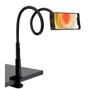 Cellet Supporto da tavolo a collo di cigno per tablet e smartphone, compatibile con dispositivi da 4,75 a 9 pollici, compatibile con iPad Pro 9,7", iPad Mini, Amazon Fire HD 8, iPhone 14 Pro Max