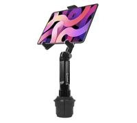 cellet Tablet Cup Holder Mount, Car Cradle Compatible with Apple iPad Pro Air Mini Galaxy Tab S8 S7 LG Gpad 8 Kindle Fire HD 10 8 and All Tablets