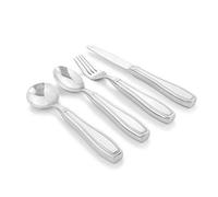 Celley, set di 4 utensili da cucina ponderati da 198,4 g, in acciaio inox, set di coltelli, forchette e cucchiai, per tremori