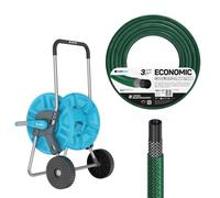 Cellfast Aluplus Carrello 1/2" 60m + Tubo Economic 1/2" 50m