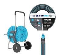Cellfast Aluplus carrello 1/2" 60m + tubo Hobby ATS2 1/2" 50m