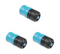 Cellfast Attacco rapido - Stop, Attacco per Tubo Flessibile, Attacco rapido, Basic, PC/ABS-plastica, 3 Chiusure 1/2" - 5/8", (12,5mm-15mm) 50-120 (Confezione da 3)