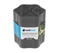 Cellfast Bordo ondulato per aiuole da giardino, in plastica, 20 cm x 9 m