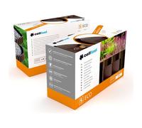 Cellfast Palizzata Bordatura da Giardino Eco 4, 10 Pezzi, 2,4 x 0,24 m
