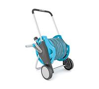 Cellfast Discover Set Carrello Portagomma, Manico Gommato, Resistente alla Corrosione, Stabile, Piede Pieghevole, Tubo ORIGINALFLEX 1/2 30 m, 55-630