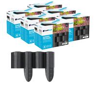 Cellfast Eco Palizzata da giardino 14,4 m (6x10 elementi) antracite