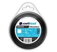 Cellfast Filo Da Taglio Fil De Débroussailleuse Renforcé Per Decespugliatori E Tagliaerba Filo Per Decespugliatore Premium Quadrato 2,7 mm 15 m