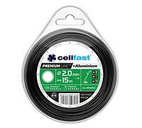 Cellfast Filo Da Taglio Fil De Débroussailleuse Renforcé Per Decespugliatori E Tagliaerba Filo Per Decespugliatore Premium Cercio 2,0 mm 15 m