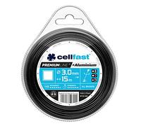 Cellfast Filo da taglio PREMIUM - quadrato per tagliabordi, rinforzato con particelle di alluminio, resistenza alla rottura 3,0mmx15m, 35-046