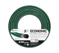 Cellfast Garden Economic - Tubo Flessibile e a Tre Strati, 50 m, Resistente ai Raggi UV, Parte Interna Resistente alle alghe, 10-012, Verde, 5/8"
